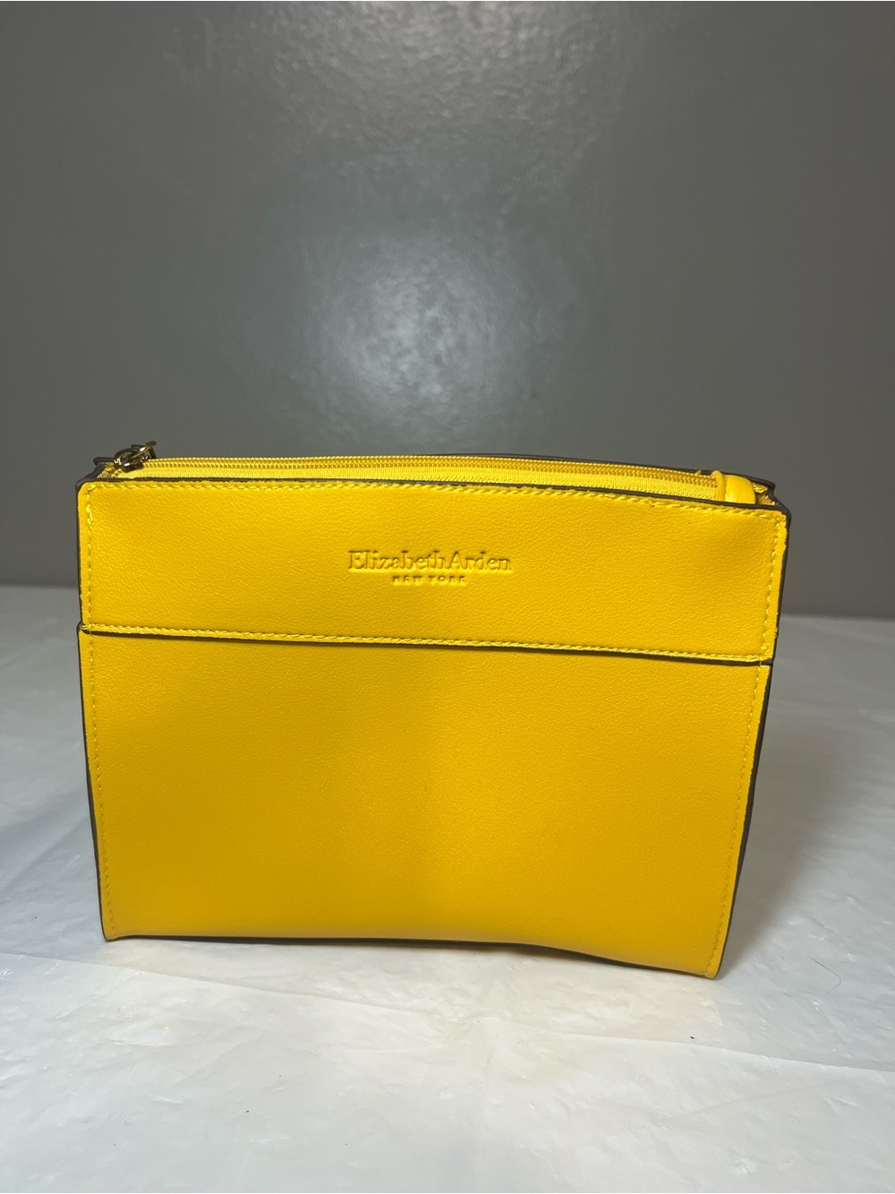 Elizabeth Arden Yellow Cosmetic Bag